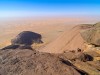 Pogled z vrha Ben Amire. Z malega želvastega kupčka spodaj je bila posneta prejšnja fotografija. Energija kraja je neopisljiva.